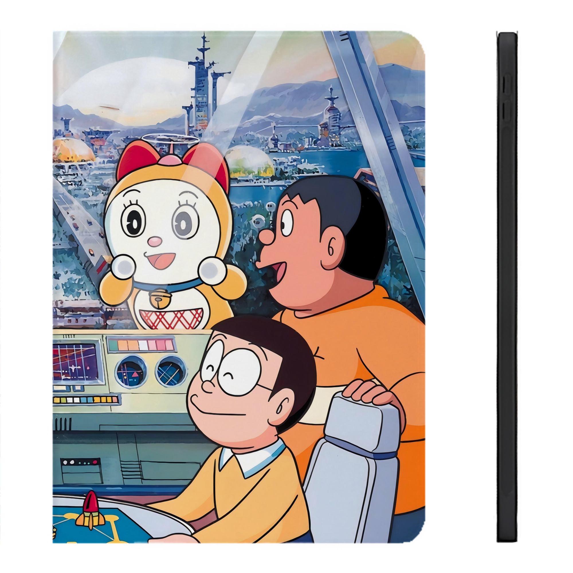 （画像用） ドラえもん Doraemon IPadケース ペンホルダー付き ブックスタイルデザイン